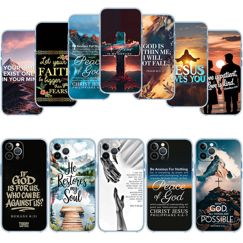 Bible Verse Jesus Cross Phone Case for Motorola G14 G15 G24 G30 G31 G32 G34 G41 G42 G51 G52 G50 G60S G60 G62 G72 G71 G73 G84 G85 G200 E32