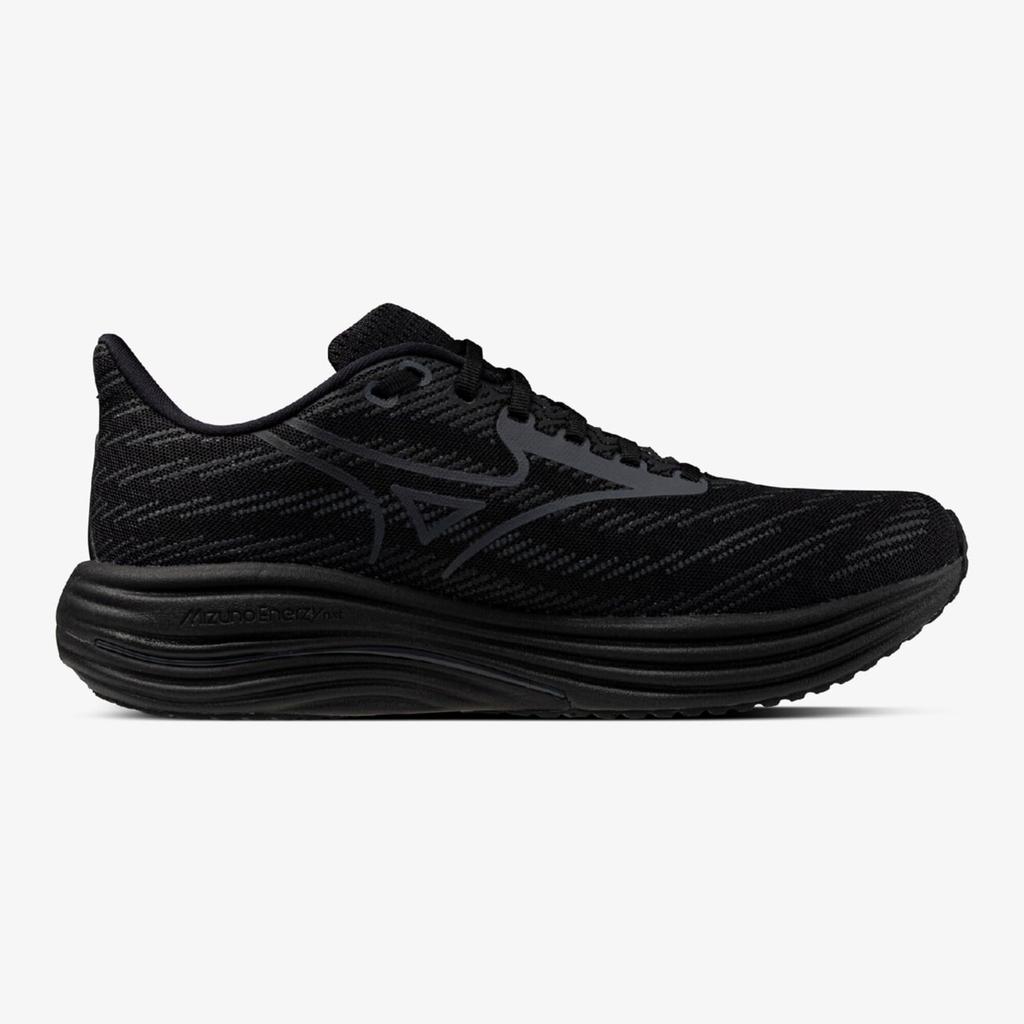 Mizuno Wave Rider 29 Running Shoes, Black x Black, Size 27.0 cm, 4E