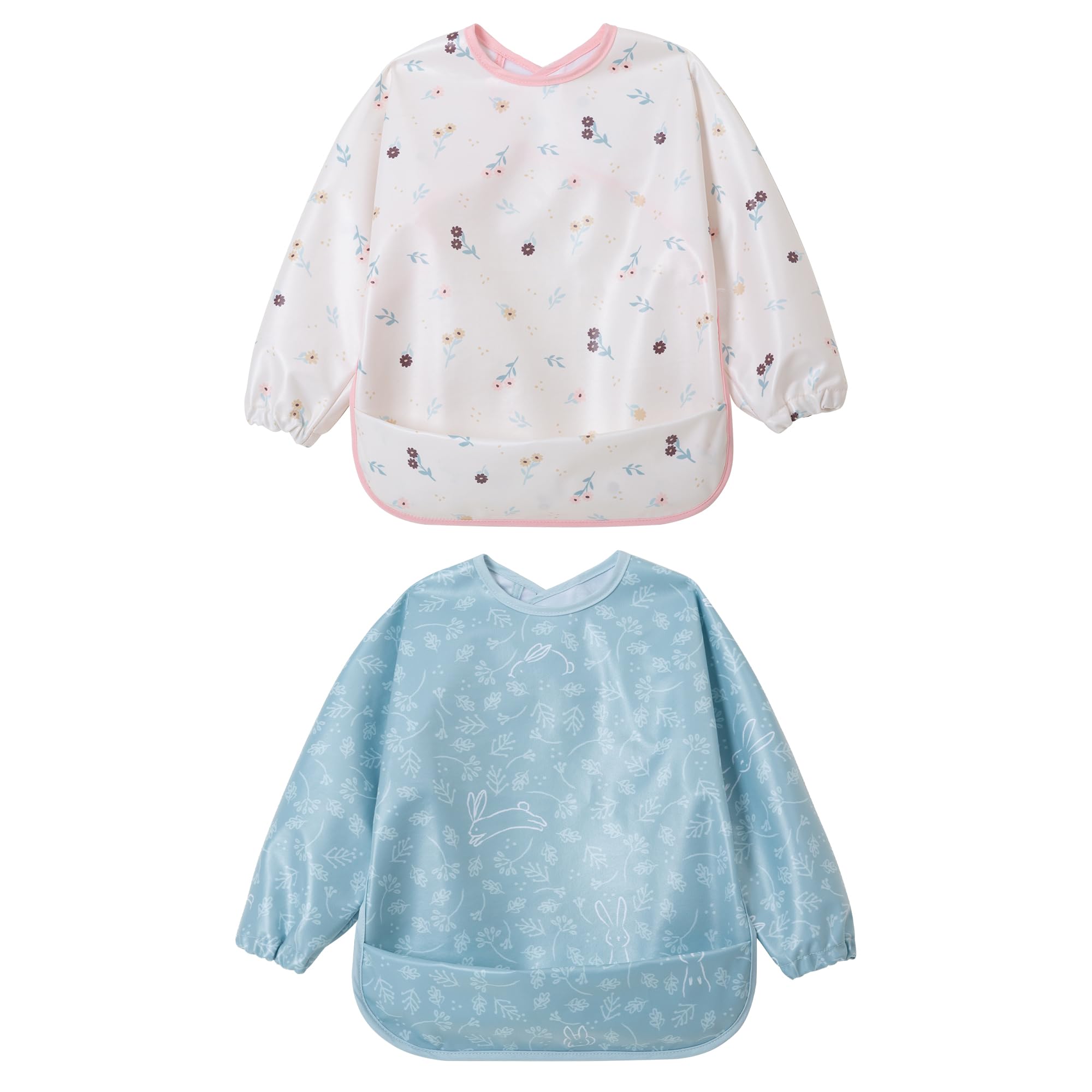 

Long Sleeve Meal Baby Long For Waterproof Apron with Quick For Nursery Monts of [Little Dimsum] Apron, Apron, Sleeve, Meals, Pocket, Lightweight,