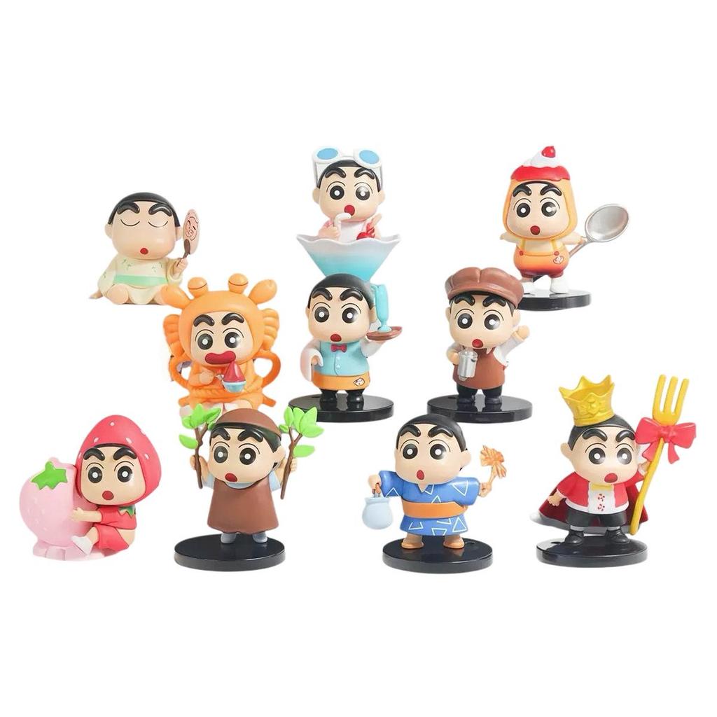 "Crayon Shin-chan Series: My Melody, Kuro, Cinnamon Dog, and Pudding Car Ornaments"