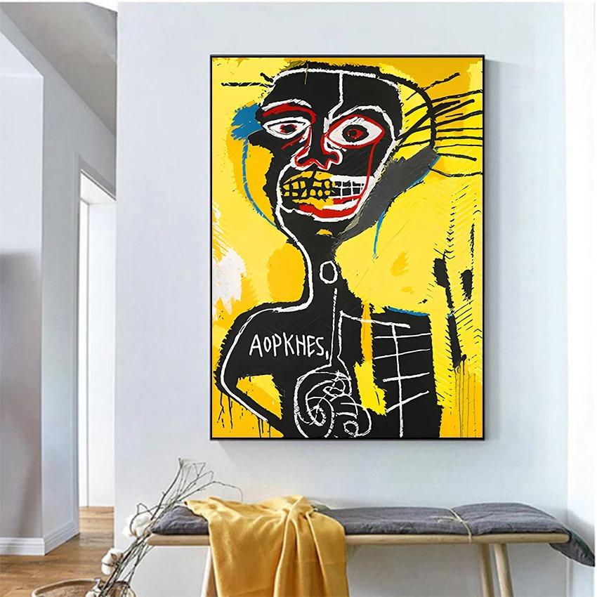 Street Graffiti Comic Pop Wall Art Poster Abstract Dinosaur Painting Portrait Canvas Painting Living Room Home Decor