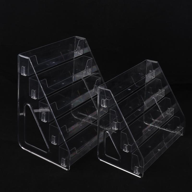 1 Set Acryl Mehrschichtiger Lippenstifthalter 3/4/5 Schichten Erhöhter Kosmetik-Aufbewahrungs-Organizer Nagellack Parfüm Display Ständer