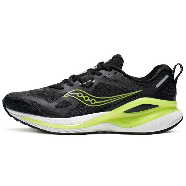 Saucony Phoenix Inferno 1 Lightweight Breathable Non-Slip Low-Top Running Shoes Men sneaker Black Green S28150-3