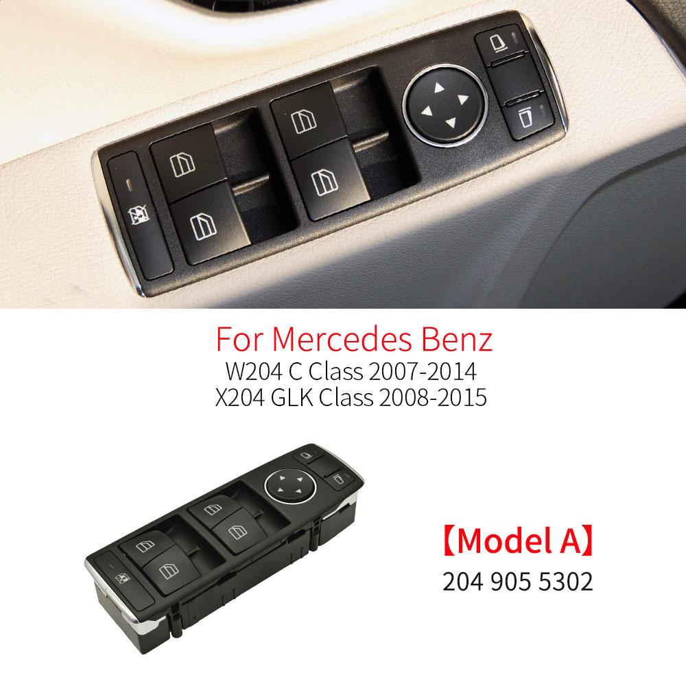 For Benz W204 X204 Car Electric Power Master Window Switch Replacement For Mercedes C GLK Class C180 C200 C250 GLK300 2049055302