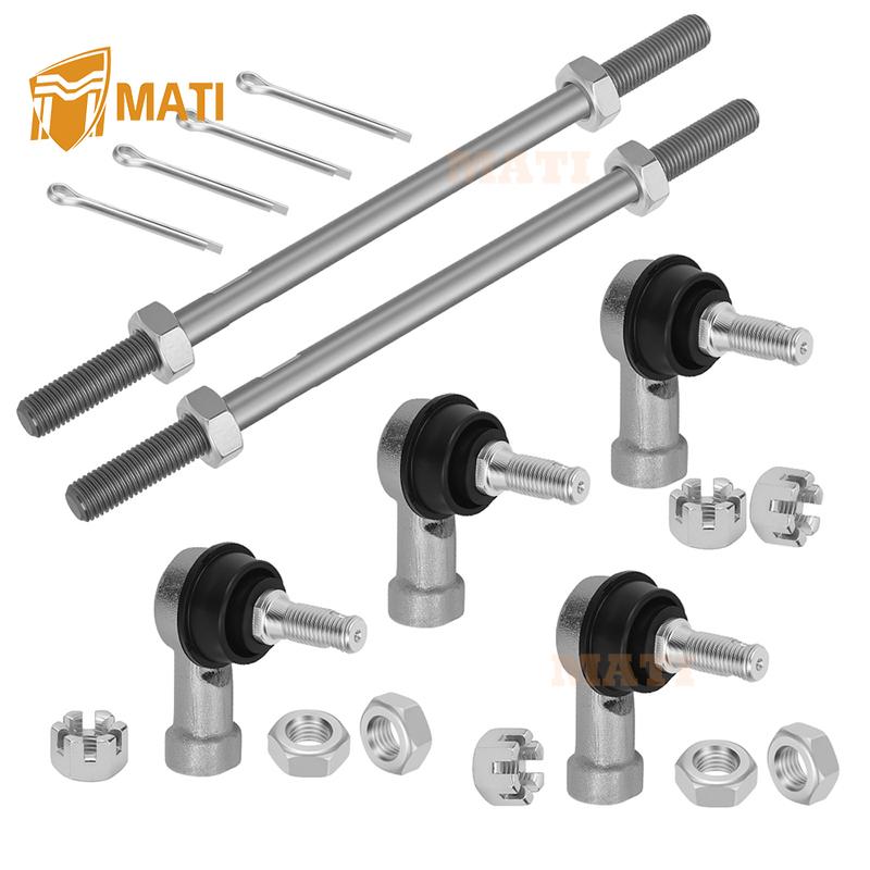 

M MATI 2Pcs Tie Rod Set for Polaris Scrambler 50 90 Sportsman 90 2001-2003 0450503 0450504 0450919 0450918