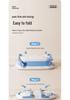 Foldable Baby Bathtub - Large, Sit or Lie for Kids, Newborn Bath Essentials for Home Use
