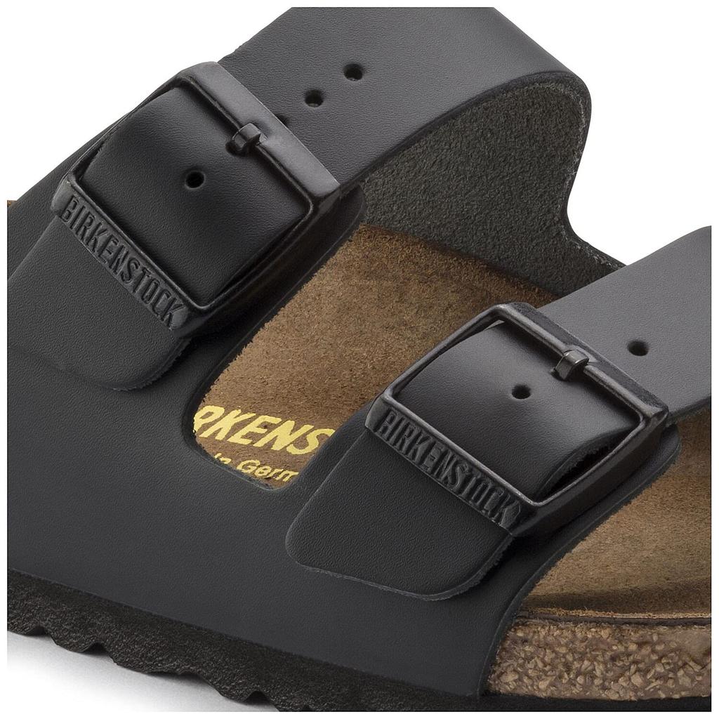 Arizona Sandal Arizona Sandal Black Smooth Regular Width 35 [Birkenstock] - Leather, - Leather, - (22.5 Cm)