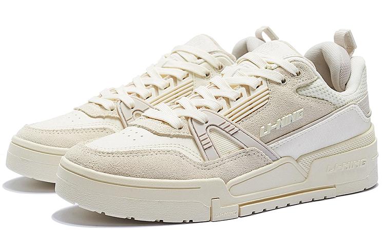 Li Ning 001 BTC Low Top Skateboard Shoes Women's White AGCS104-5
