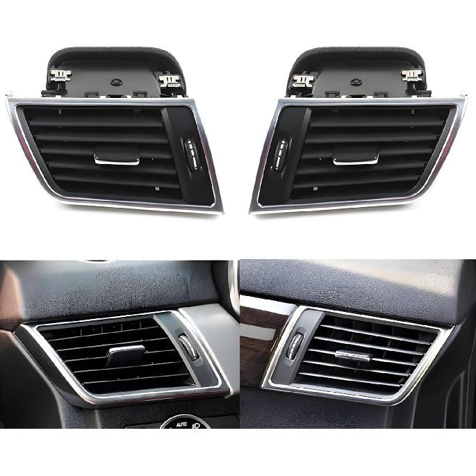 Car Dashboard Central Left Right Air Conditioner AC Vent Grille Assembly, Compatible For Benz M ML GL Class W166 2012-2015(Left air outlet)