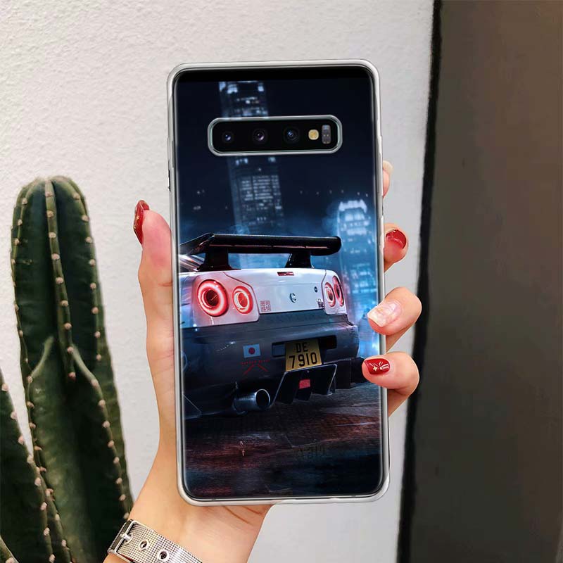 

Japan JDM Sports Car GTR For Samsung Galaxy Note 20 Ultra 20 10 Pro 9 8 Phone Case S10E S10 Plus S9 S8 + S7 Edge M21 M32 Cover Samsung S10 5G