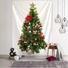 New Year Christmas Tree Tapestry Ornament Wall Hanging Tapestry Carpet Xmas Home Deocr Yoga Pad Bedspread Beach Mat Gift