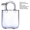 Mocktail Glassware Handmade Glass Purse 550ml Borosilicate Cup Tote Shape Cute Cocktail And Iced Tea Small Bedside Table Vase Multi-purpose