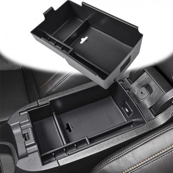 For Chevrolet Equinox 2018-2024 Car ABS Material Center Console Organizer Black