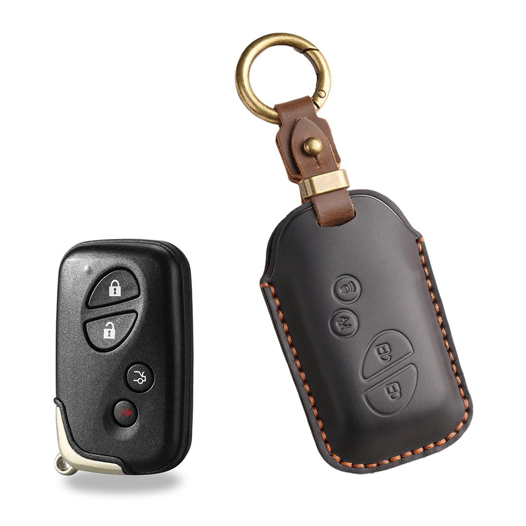 

[Lexus]Чехол для ключа автомобиля чехол для ключа автомобиля Воловья кожа Ручная работа Подходит для ES350 IS250 LS460 IS350 коричневый