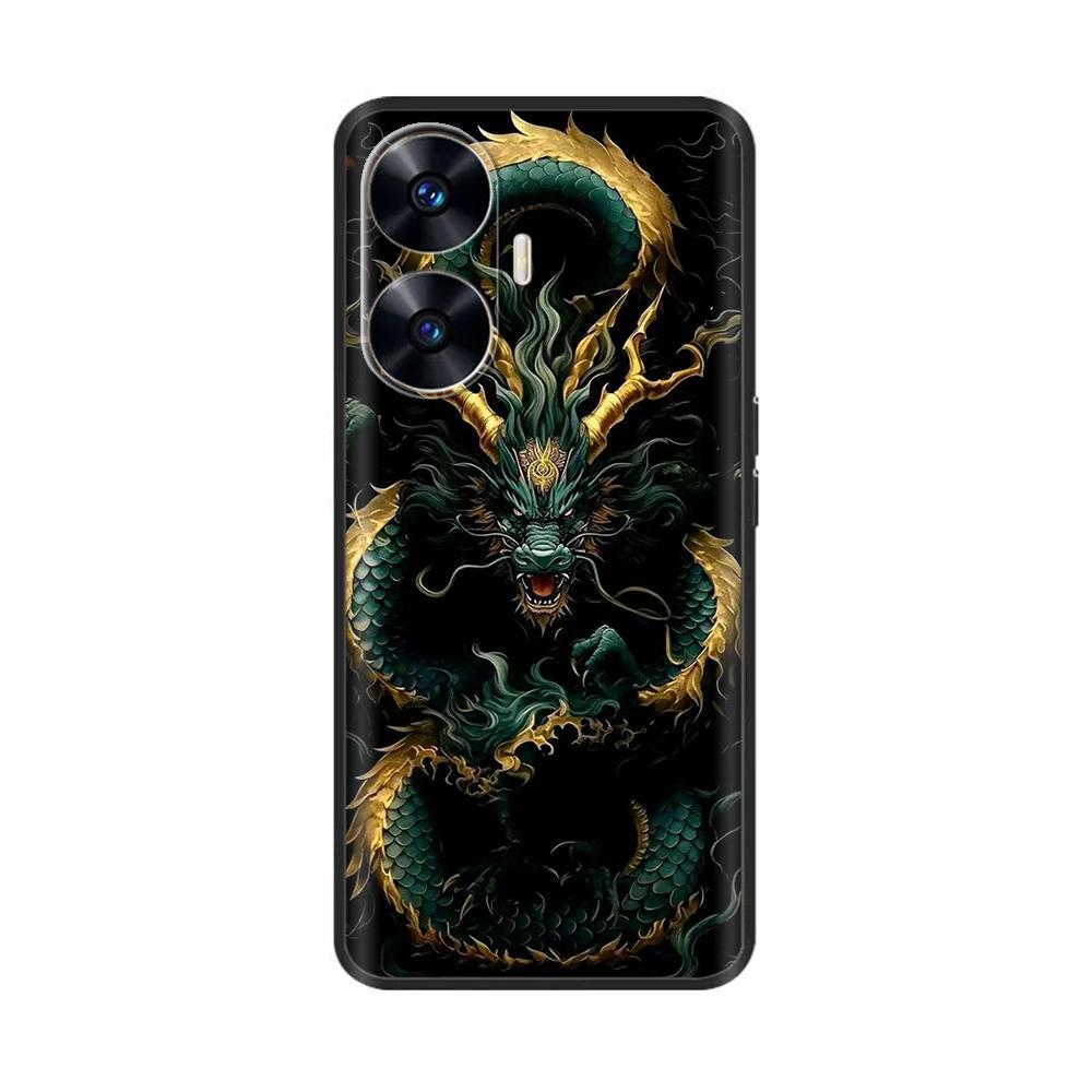Θήκη Κινητού Για Realme C55 Μόδα Μαλακή Υγρή Σιλικόνη Πλήρης Προστασία Πίσω Κάλυμμα Για Realme Narzo N55 Θήκη C 55 RMX3710 Fundas