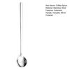 Coffee Stirring Spoon Stainless Steel Long Handle Spoon Polished Rust-Proof Creative Dessert Spoon for Home Cafe Kitchen Tool for Stirring