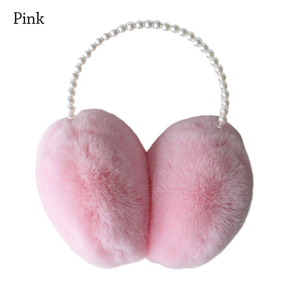 Perlen-Ohrenschützer, weich, Ohrenwärmer, Winter-Ohrenklappen, für Männer und Frauen