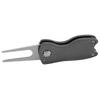 Stainless Steel Golf Pitchfork Foldable Golf Divot Tool Switchblade Tool Divot Repair ToolGray