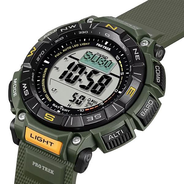 Casio Men's PRO TREK PRG-340-3JF [PROTREK Climber Line] rundklokke harpiks *Biomas Plast Digital