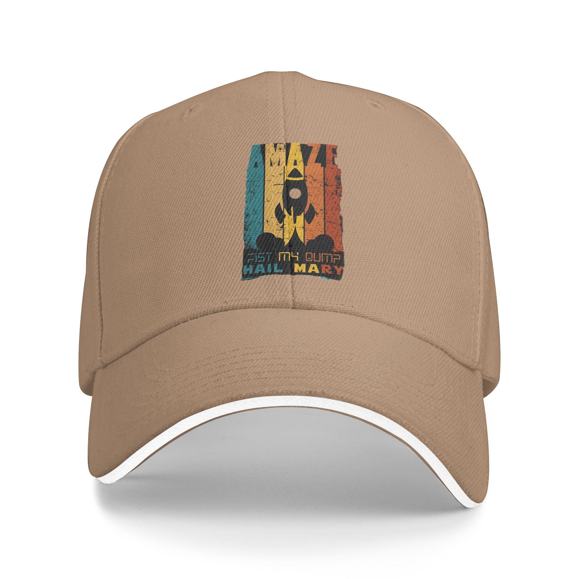 

PROJECT HAIL MARY Baseball Cap Casual Si Fi Sandwich Caps Men Women Adjustable Headwear Running Golf One Size хаки