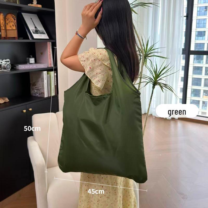 Eco-friendly Foldable Women's Shoulder Tote Bag for Groceries