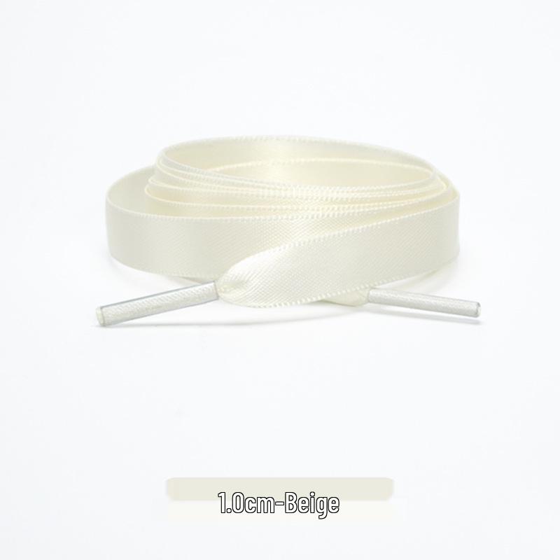 Candy Color Double-Sided 2cm Silk Shoelaces for Casual Shoes & Air Force 1
