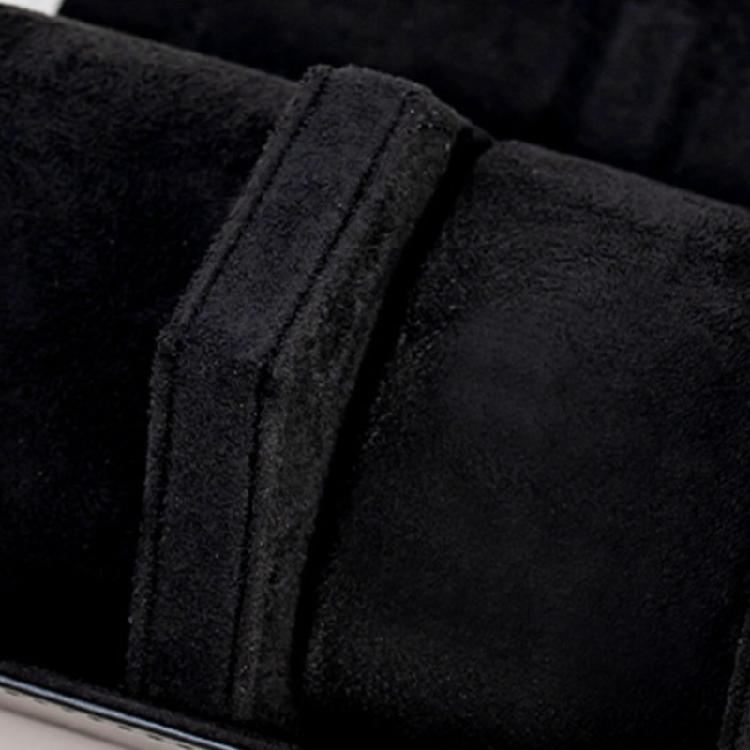 Space Saving Hexagon Shaped Leather Jewelry Box With Soft Padding For Multiple Watches Accessories