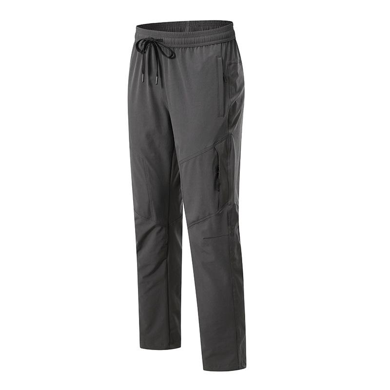 New Sports Trousers Men's Solid Color Simple Casual Pants Outdoor Running Quick-drying Pants