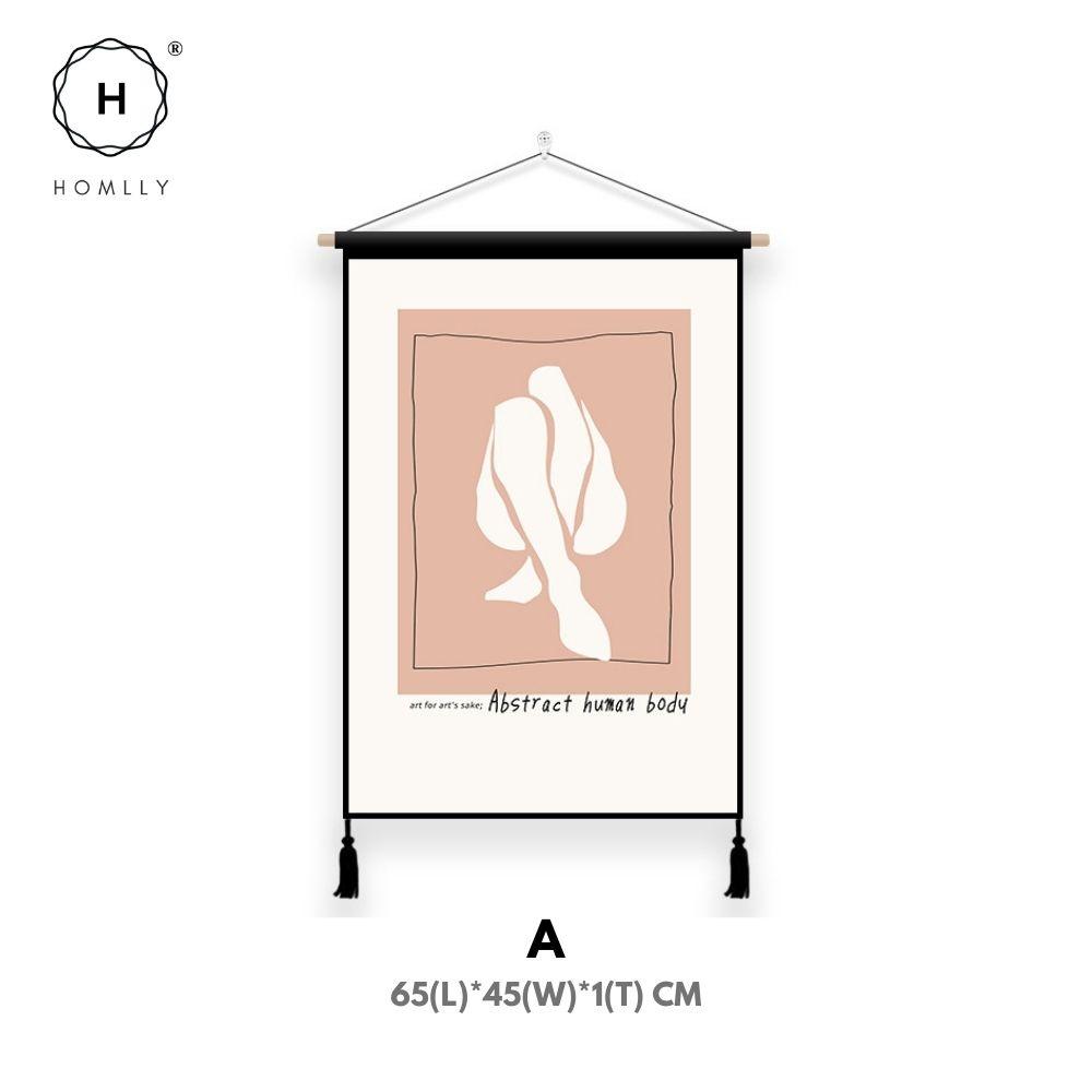 Homlly Geometric Abstract Home Wall Hanging Tapestry Painting A