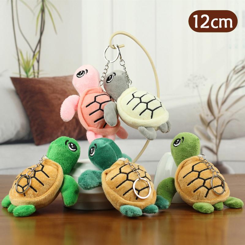 Cartoon Simulation Turtle Plush Toy Small Turtle Doll Keychain Pendant Toy Gifts