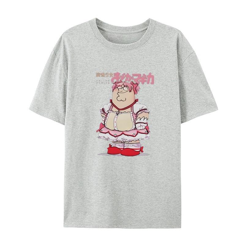 Interesting Magical Girl Classic White Casual Tshirt Mens and Womens Luxury Brand Top