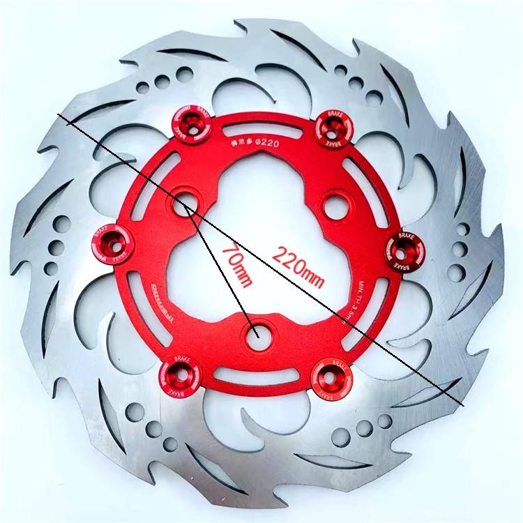 Universal Electric motorcycle Floating disc 220mm/260mm brake disc For For Yamaha Aerox Nitro BWS Zuma RSZ JOG Force M3 N1s