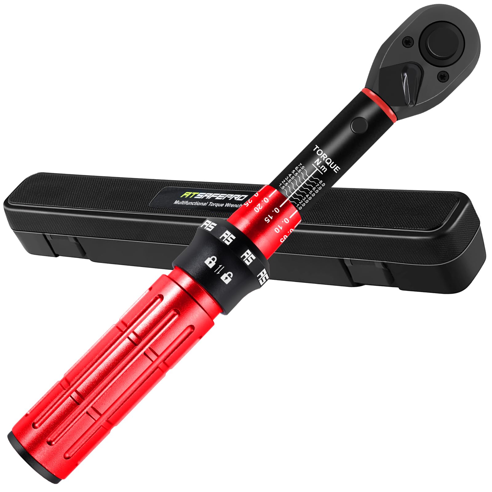 

ATsafepro Велосипедный динамометрический ключ для шоссейных велосипедов, для точной настройки и калибровки, с японской инструкцией, компактный, для велосипедов, механизмов, велосипедов,