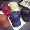 Premium Quality Unisex Women Soft Faux Leather Baseball Cap For Biker Outdoor Use