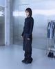 KIYOI Layered Shirred Pants [Black]