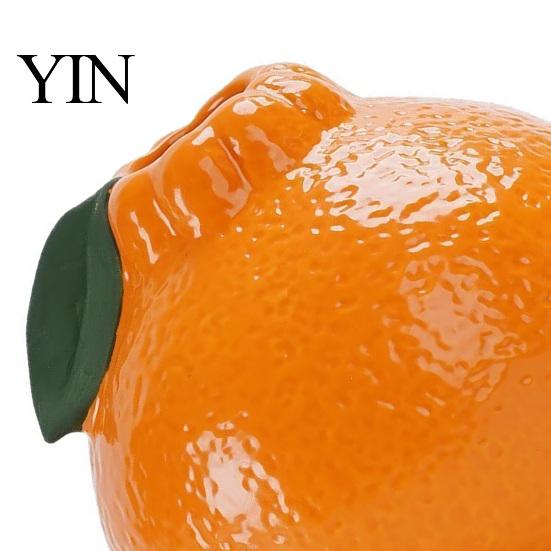 Hydroponik-Efeutopf Orangenförmige Vase, Dekorativer Hydroponik Kreativer Blumenbehälter, Kleiner Schreibtisch-Pflanztopf für Wohnzimmer Bücherregal