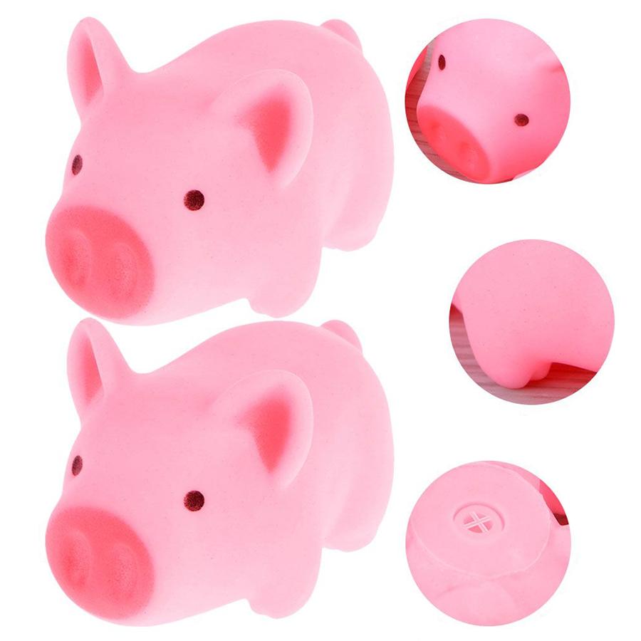5/15/30pcs Pink Pig Durable Stress Relief Supplies Pet Dog Chew Squishy Toys Squeeze Decompression Tool Birthday Gift XJM