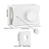 Retractable Clothesline Outdoor Wall Jackets Drying Lines Space-Saving Adjustable Clothesline For Backyard Bedroom Apartment