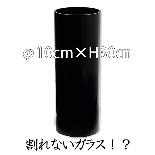 FOYER Unbreakable Vase, Polycarbonate, Stylish, Large, 40cm Tall, 15cm Wide, 2300010BK
