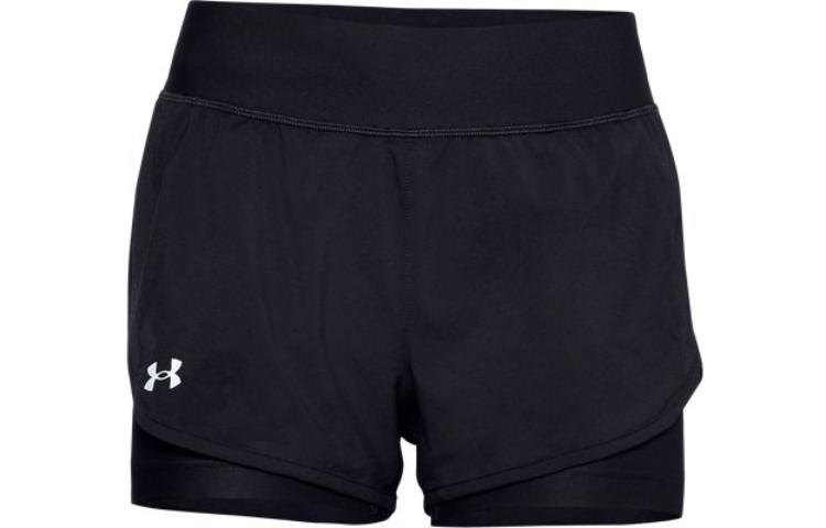 Under Armour SpeedPocket Casual Shorts Women s Black Moderate 1326987-001 XL