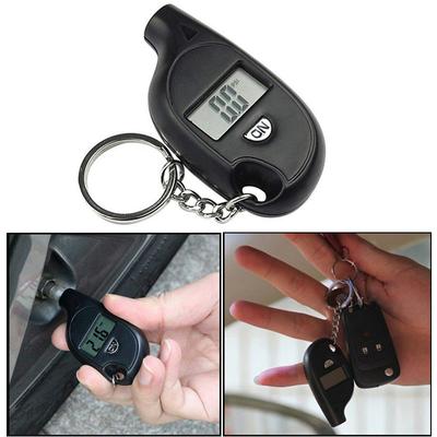Mini Tire Gauge Digital Lcd Display Motorcycle Bike Car Tire Air Pressure Tester Meter 0-10Bar Auto Tyre Safety Diagnostic Alarm