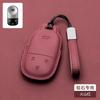 For BAIC JISHI Polestones 01 Rox 2024 2025 2026 Car Leather Key Fob Cover Remote Case Cover Car Keychain Holder Bag Accessories