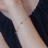 Charcoal Stone Chain Bracelet_PM25B006HS