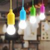 Portable Led Light Bulb Retro Hanging Colorful Pull Cord Bulbs Night Light For Home Garage Patio Tent