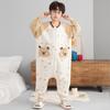 100% Cotton Kids Pajama Set One-Piece Sleepwear Boys Girls Toddler To Teen Warm Lightweight Nightwear