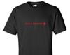 Air Canada Red Retro Logo Canadian Airline Black Cotton T-Shirt