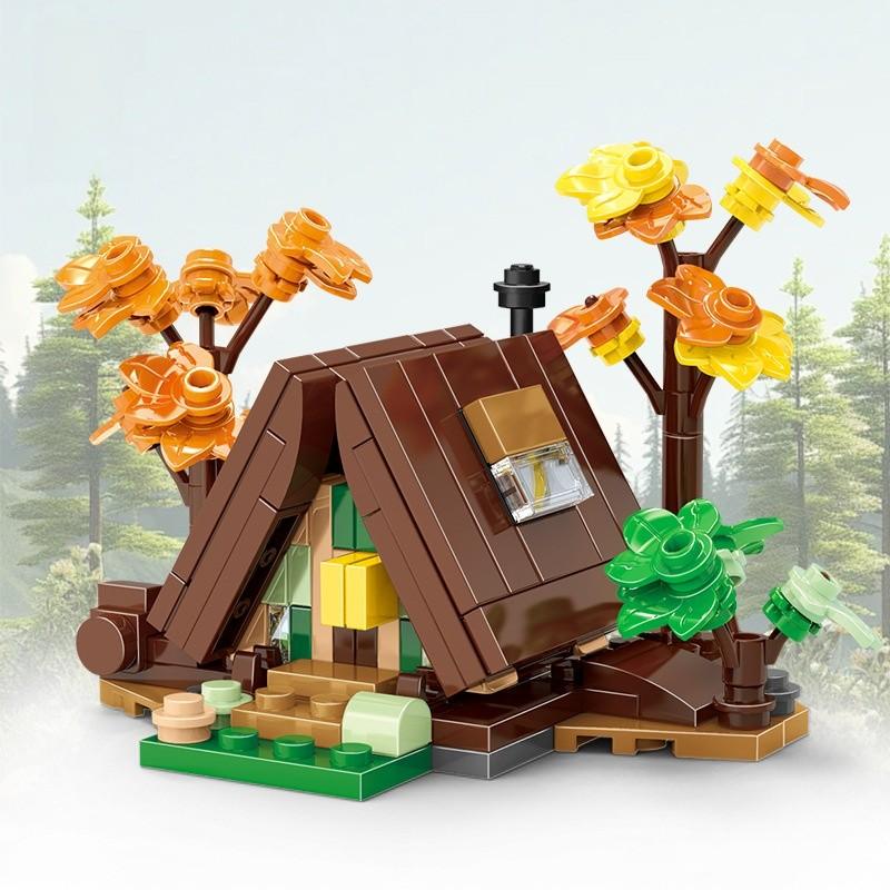 House Triangle Assembly Building Blocks For Children Creative Construction Set