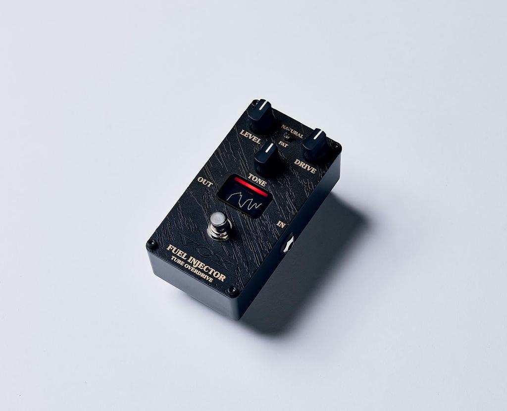 Vox KRAFTSTOFFEINSPRITZER Overdrive Kompaktes Gitarreneffektpedal mit Nutube und Valvenergy 2. VE-FI