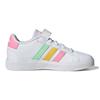 adidas Grand Court 2.0 Little Kid 'White Multi-Color' HP8913