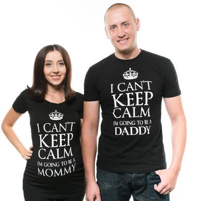 Keep Calm We Are Going To Be Mommy and Daddy Pregnancy Matching Maternity Couple